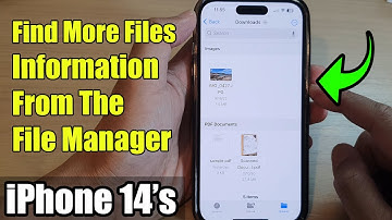 iPhone 14/14 Pro Max: How to Find More Files Information From The File Manager