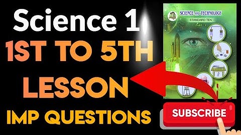 class 10th science 1 most important questions 2024 | science 1 important questions class 10 2024