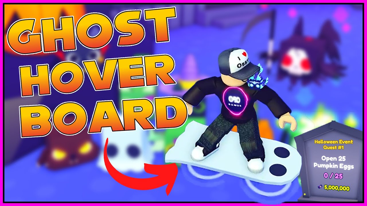 3 Easy steps to get your FREE hoverboard in Pet Simulator X #roblox #p