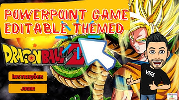Powerpoint editable Game template theme DRAGON BALL - all subjects #game #ppt #education #dragonball