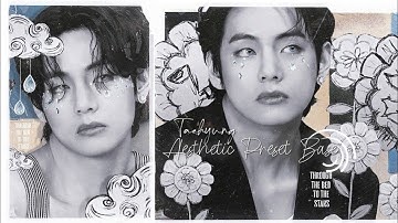 Taehyung Aesthetic Preset Base • Alight Motion  [ Qr code + Link + Xml ]
