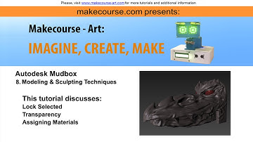 Modeling a Dragon Video 8: Modeling with Mudbox III