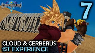 Tough Opponents: Kingdom Hearts 1 Walkthrough Part 7 - Cloud & Cerberus Battles