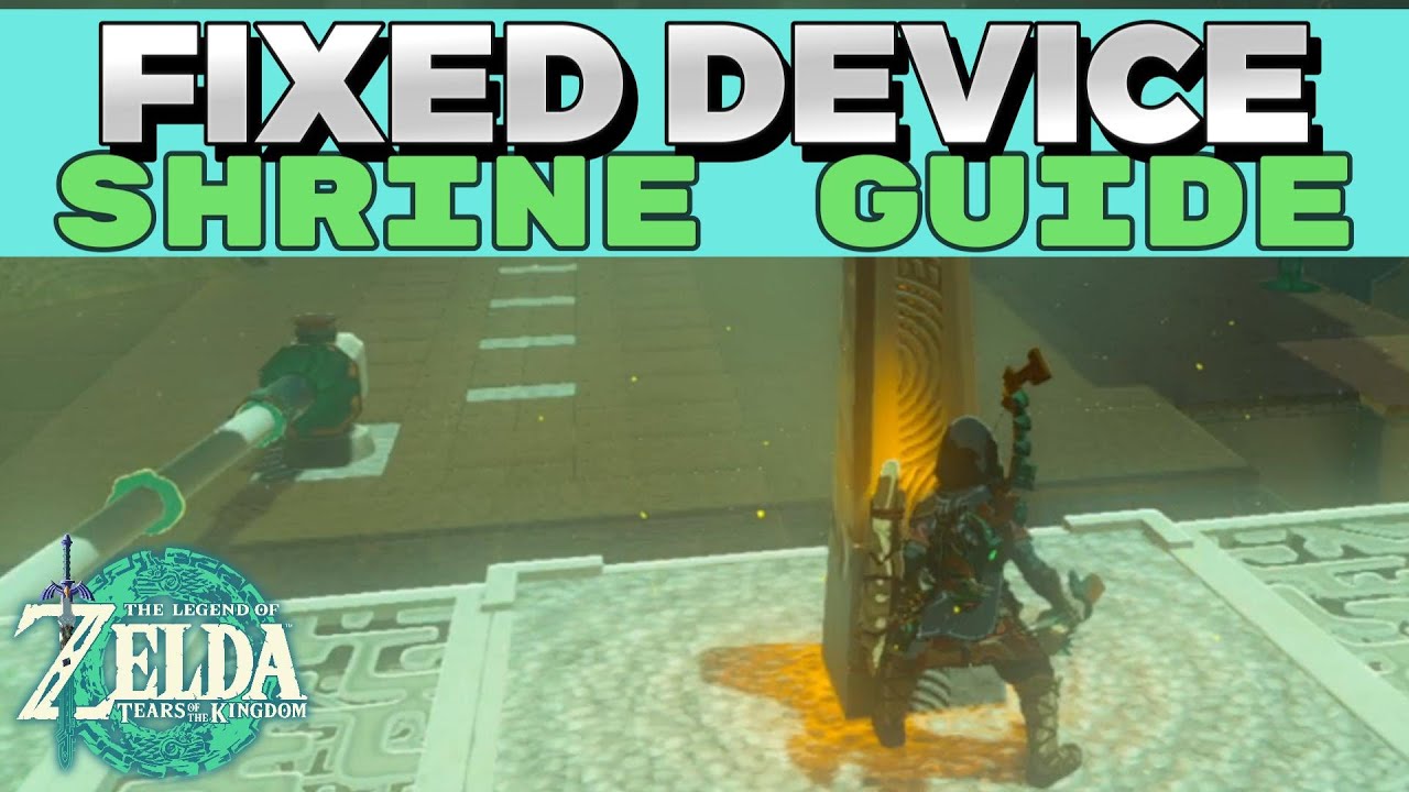 A Fixed Device Mayachin Shrine : Zelda Tears of the Kingdom - YouTube