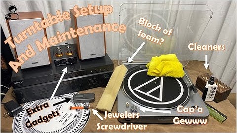 Turntable setup and maintenance - Belt Stylus Speed Amp, Audio-Technica AT-LP60 AT-LP60X AT-LP60XBT