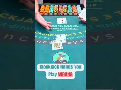 لقد لعبت هذه الأيدي الثلاثة في لعبة البلاك جاك بطريقة خاطئة