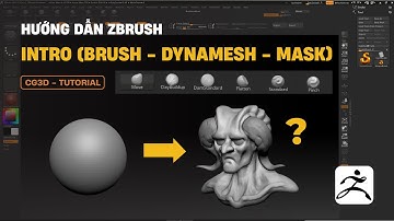 Tự học ZBrush | Giao diện phần mềm | CG3D TUTORIAL #zbrush #cg3d