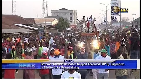 Gov. Obaseki says support accorded PDP in Edo North is overwhelming