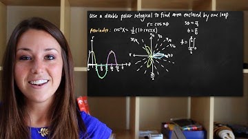 Double polar integral to find area (KristaKingMath)