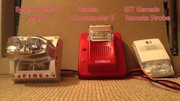 System Sensor MASS vs. Gentex Commander 3 (with EST Genesis Remote Strobe!)