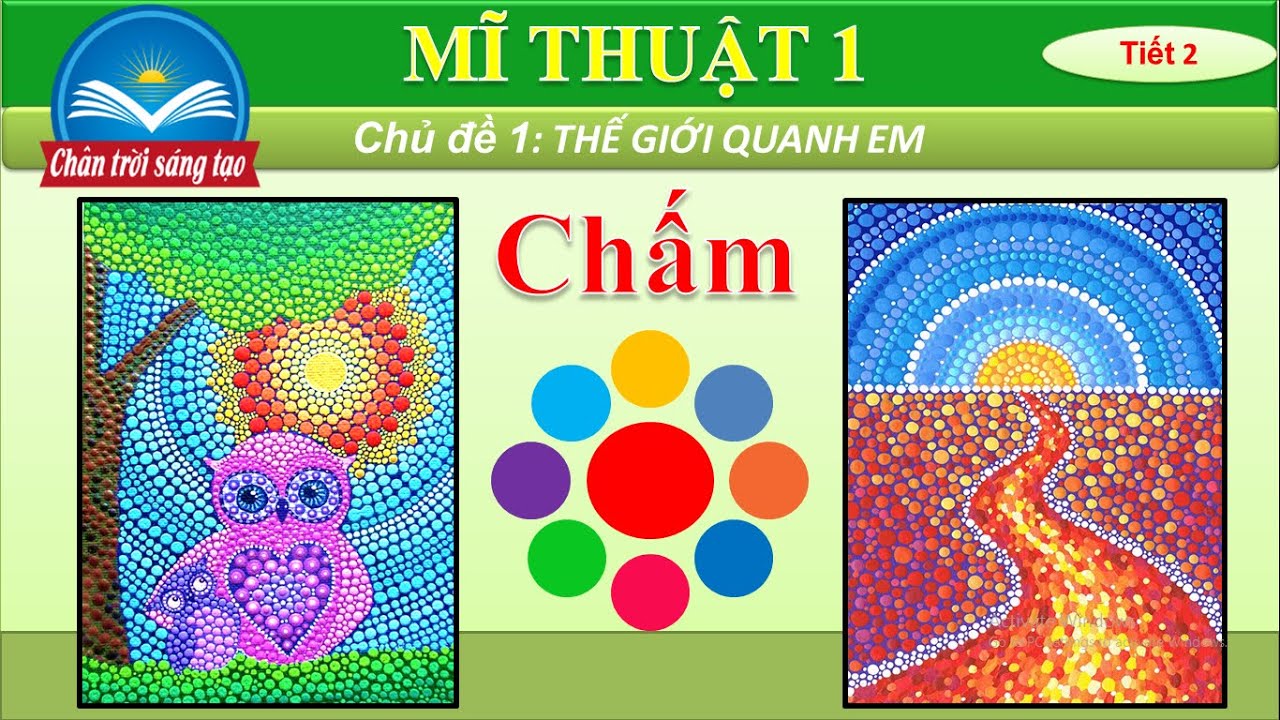 Mĩ Thuật Lớp 1| Bài: Chấm (Tiết 2)| Cđ 1 Thế Giới Quanh Em | Chân Trời Sáng  Tạo - Youtube