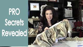 Creating A Gorgeous Bed Skirt For Your Poster Bed  Easy Sewing Tutorial By Renee Romeo