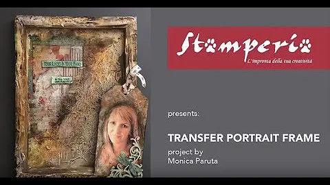 Self portrait Transfer demonstration By Monica Paruta