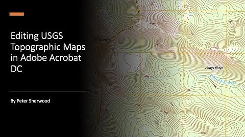 Obtaining and Customizing USGS Topographic Maps
