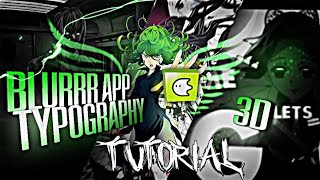 Famous How to make 3d typography in Blurrr app || easy typography tutorial in Blurrr app @blurrrapp Wealth
