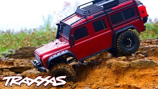 Rainy RC Crawling | Traxxas TRX-4 Land Rover Defender