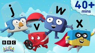 letter sounds j v w x lesson six phonics made easy alphablocks