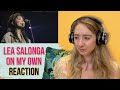 Voice Teacher Reacts to Lea Salonga On My Own (Les Miserables)