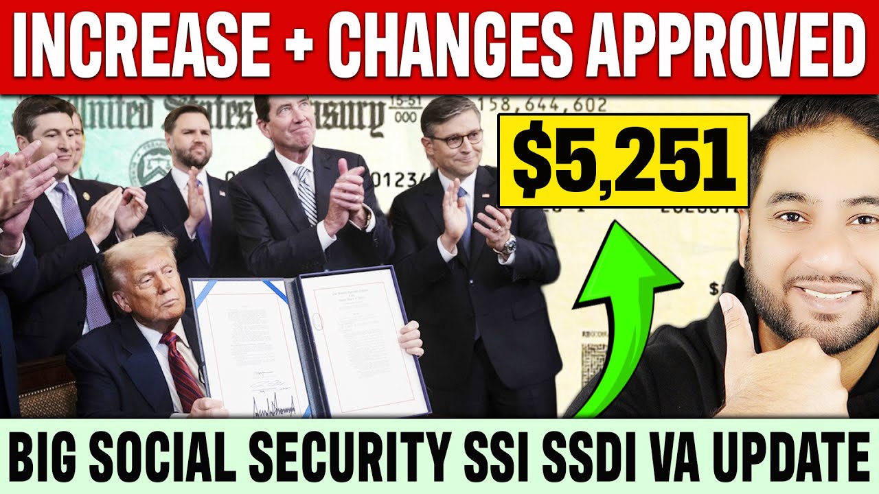 BREAKING: Huge Social Security SSI SSDI VA Update | Raise + Changes and ...