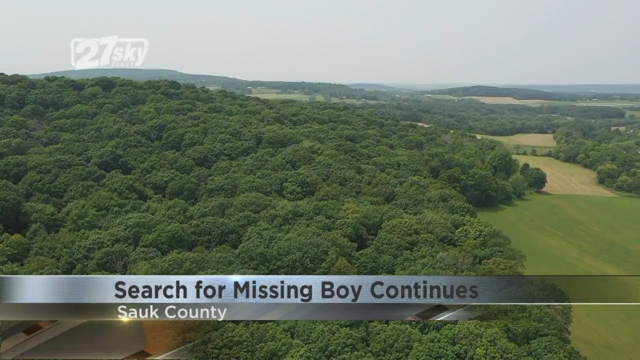 Search for missing boy in Sauk Co. continues - YouTube