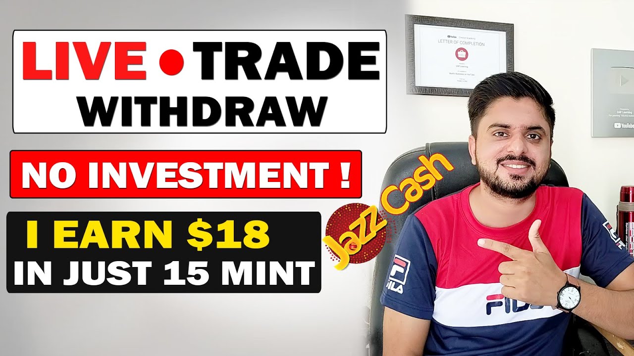 How to make  in 15 minutes trading |  No investment  Live trading and withdrawals