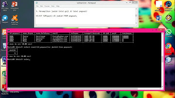 [TUTORIAL]SQL Dasar | perintah SELECT (AS,GROUP BY,WHERE,COUNT,SUM,AVG,MIN,MAX)
