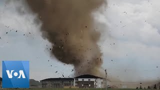 Tornado Rips Through Indiana Buildings | VOA News