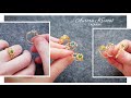 Zarif kristal boncuklu yüzük yapımı. Elegant Solitaire Rings Style!! How to make beaded ring? | DIY&#39;