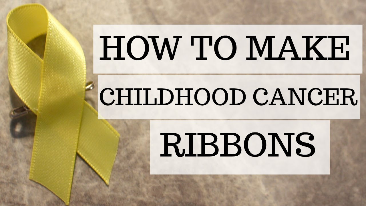 how-to-make-childhood-cancer-ribbons-teamellie-youtube