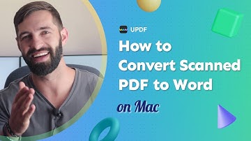 How to Convert Scanned PDF to Word on Mac | UPDF