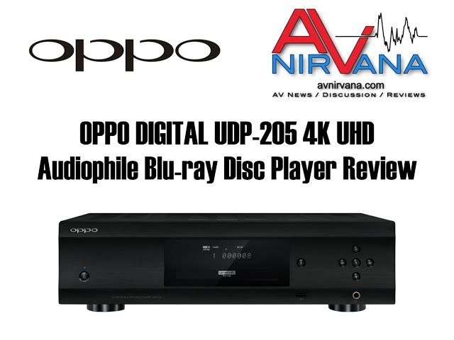 OPPO UDP-205 4K Ultra HD Audiophile Blu-ray Disc Player