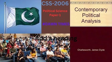 Political Science Paper-1 MCQ