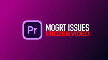 Fix Frozen Video in MOGRT Templates | Premiere Pro 2021+ Motion Graphics Tutorial