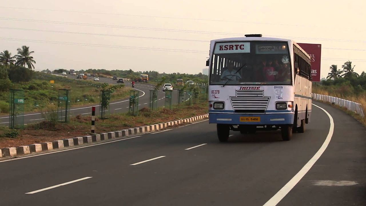 KSRTC Bus through Container Road  Ernakulam