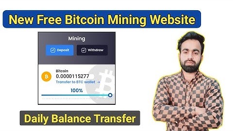 New Free Bitcoin Mining Website | New Free Cloud Mining Site | Fazale Rabi