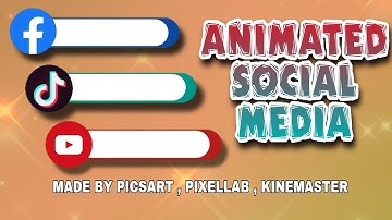 ANIMATED SOCIAL MEDIA | Sisa Canicula #picsart #kinemaster #pixellab #animatedsocialmedia