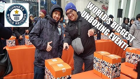 Xiaomi Unboxing Event - Guinness Book of World Records Certified!