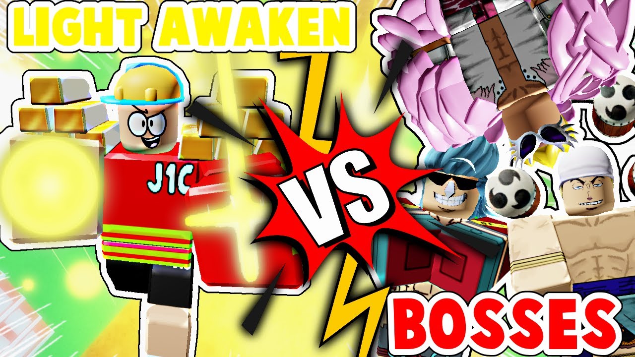 EVERY Boss VS Awakened Light Fruit!!! - Blox Fruits Roblox, fruit, AWAKENED Light vs. EVERY Boss!!! - Blox Fruits Roblox, By Liege North