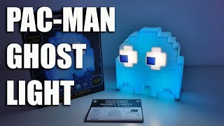 PAC MAN Ghost Light, Reacts to Music, Retro light - Unboxing and Setup