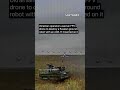 Ukrainian FPV Drone Destroyed Russian Ground Robot Equipped With AGS-17 Grenade Launcher