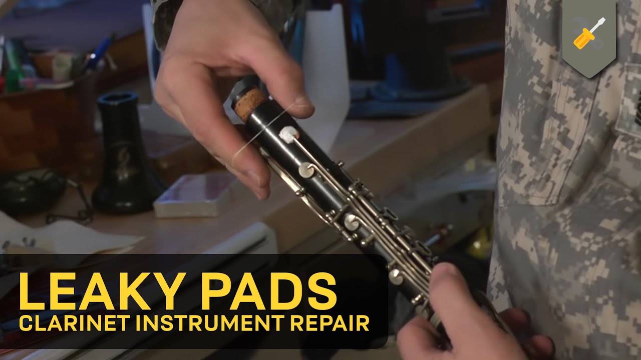 Leaky Pads: Clarinet Instrument Repair - YouTube