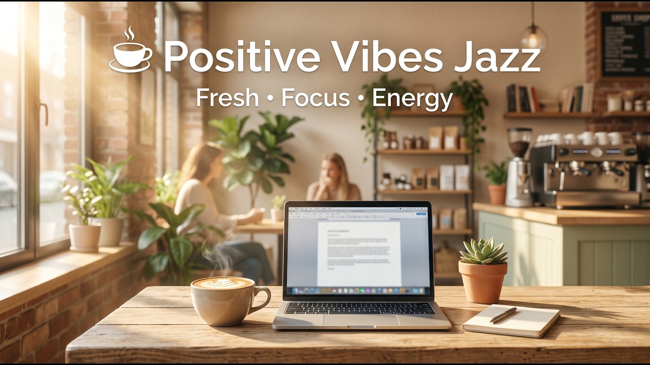 コーヒーJAZZスイカ さま　Better Life&Vibes 🔴 LIVE Positive Vibes Jazz ☕ Fresh Morning Coffee Music for Work