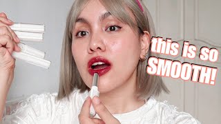 SUPER SMOOTH LIPPIES! Detail Cosmetics Satin Luxe Lite (Lipswatch + Review) | Miss Bea