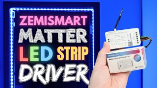 How does the Zemismart Matter Led Light Strip Driver work?