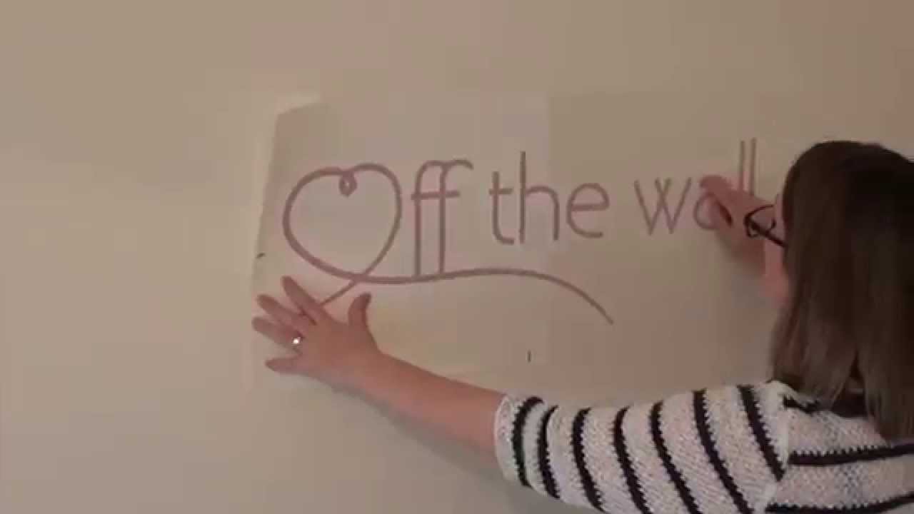Wall Decal Installation Guide YouTube