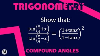 55 | Trigonometry | Trigonometric Ratios of Compound Angles | Worked Out Problem