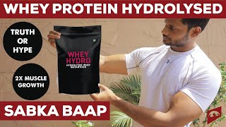 WHEY PROTEIN HYDROLYZED FOR TWICE MUSCLE GROWTH AND FAST RESULTS ?? INFO BY ALL ABOUT NUTRITION