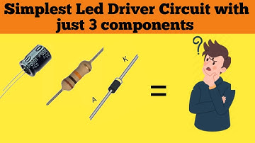 How to make Simplest Led Driver Circuit
