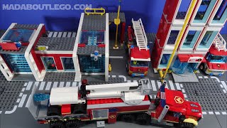 Lego 60282 City Fire Command Unit Building Set fire engine 