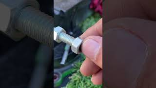 The perfect threaded rod joint without weldingStrong and cheap system#USA #ThreadedRod #DIYHack